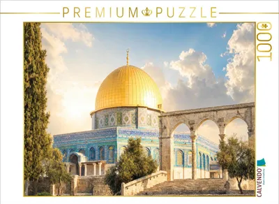 Produktbild von CALVENDO Puzzle Jerusalem Tempelplatz mit Felsendom | 1000 Teile Lege-Größe 64x48cm Foto-Puzzle für glückliche Stunden