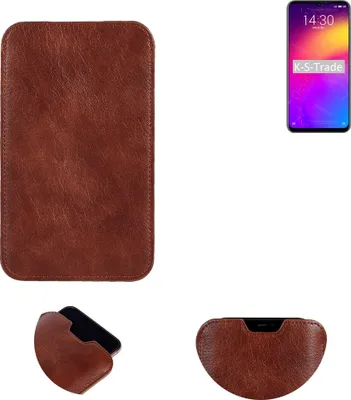 Produktbild von K-S-Trade Schutzhülle Handyhülle kompatibel mit Meizu Note 9 Handytasche Kunstleder Sleeve in braun