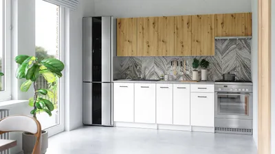 Obrázek produktu pro Kuchyňská linka ALIMOS 240cm Dub artisan + bílá