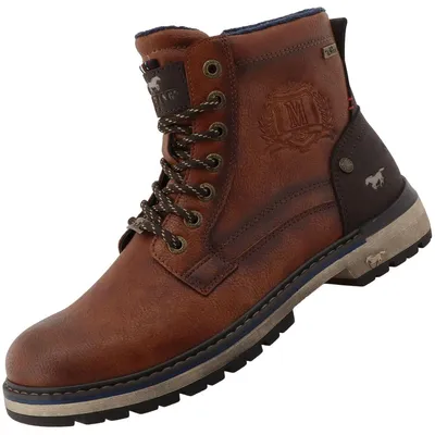 Image de Mustang Herren Tex-Stiefel Hellbraun 36M0051001-brown