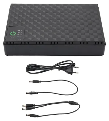 Obrázek produktu pro Záložní baterie UPS, 10400 mAh, USB, 5 V, DC, 9 V, 12 V, POE, 15 V, 24 V, maximálně 18 W, napájecí adaptér pro router-modem, EU zástrčka 85–265 V