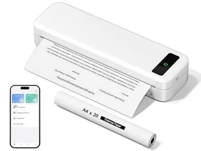 Zdjęcie produktu dla Drukarka termiczna przenośna A4 bluetooth 300DPI do biura domu