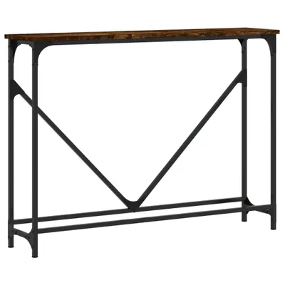 Zdjęcie produktu dla vidaXL Stolik konsola dąb wędzony 102x22,5x75 cm materiał drewnopochodny