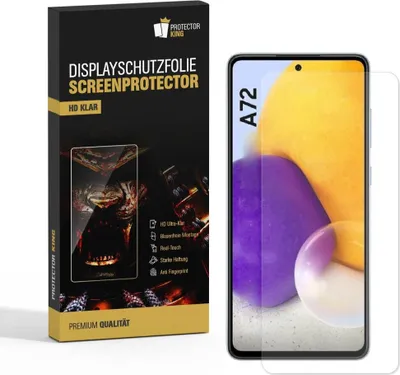 Produktbild von 2x Displayschutzfolie für Samsung Galaxy A72 Displayfolie Schutzfolie HD KLAR