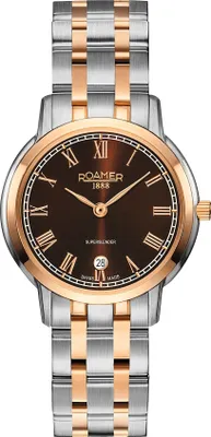 Produktbild von Roamer 515811 49 05 50 Damen-Armbanduhr, Edelstahl-Gehäuse, Metall-Armband