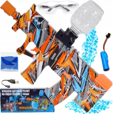 Produktbild von Spielzeugpistole - Automatisches Wasser-Gel-Ball-Gewehr Set für Kinder ab 14 Jahren – Inklusive Zubehör und 1000 umweltfreundlichen Gelkugeln