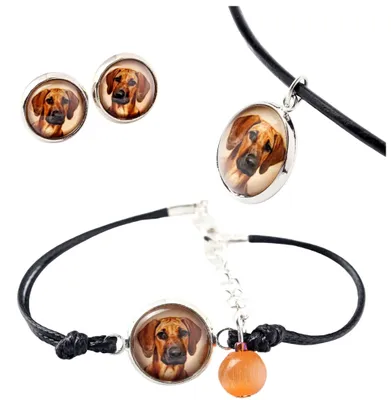 Productafbeelding van Art-Dog Sieradenset – Rhodesian Ridgeback – met geschenkdoos