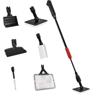 Produktbild von 6-in-1 Aquarium Reinigungsset mit Algenkratzer und mehr