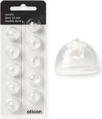 Produktbild von Oticon miniFit Bass Tip 12 mm Double Vent