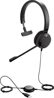 Zdjęcie produktu dla Jabra Evolve 30 II, Przewodowa, 150 - 7000 Hz, Biuro/centrum telefoniczne, 142 g, Zestaw słuchawkowy, Czarny