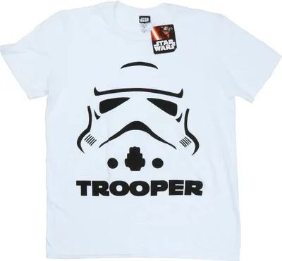 Image de Star Wars - T-shirt "Trooper" pour homme BI45991 (S) (Blanc)