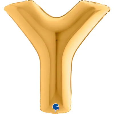 Produktbild von Riesenbuchstabe Folienballon 40"/102cm | Gold #Y