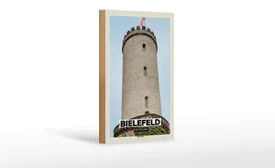 Produktbild von Holzschild Städte Berlin Sparrenburg Architektur 18x12 cm
