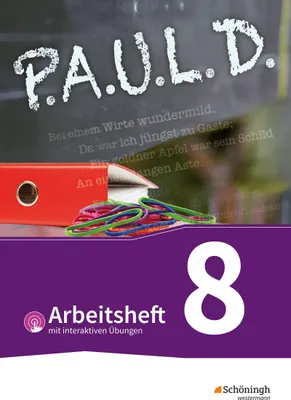 Produktbild von P.A.U.L. D. (Paul) 8. Arbeitsheft mit interaktiven Übungen. Für Gymnasien und Gesamtschulen - Bisherige Ausgabe
