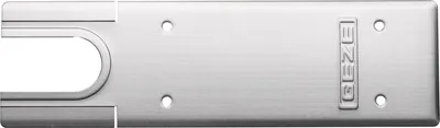 Produktbild von Geze Deckplatte TS 550 NV Edelstahl fein matt inkl.Schrauben - 125888