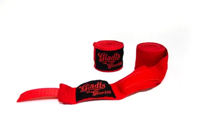 Produktbild von Gladts Boxbandagen – 460 cm – Erhältlich in Schwarz, Blau, Rot, Rosa, Weiß & Grün – Elastische Handbandagen für Boxen, Kickboxen, Muay Thai & MMA