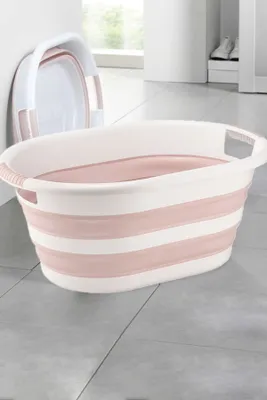 Produktbild von Mijolnir, KL702 - Pink, Wäschekörbe, Rosa, Plastik, 53,9 x 38,7 x 23,5 cm
