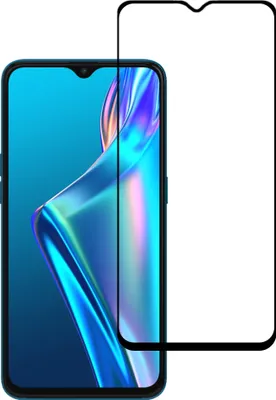 Produktbild von Smartphonica Displayschutzfolie geeignet für Oppo A12 - Full Cover Tempered Glass - Gehärtetes Glas geeignet für Oppo A12