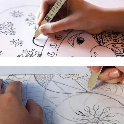 Produktbild von Feine Tippen-Stifte-Set für Zeichnen und Illustration 5-teilig