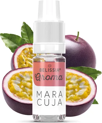 Produktbild von Belissia Lebensmittelaroma Maracuja - 10ml Hochdosiertes Aroma - Kalorienfrei, Vegan - Für Speisen, Getränke, Shake, Quark, Nebelmaschine, Duvm.