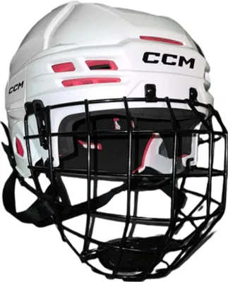Zdjęcie produktu dla Kask CCM Tacks 70 Combo Senior, Rozmiar: M, Kolor: Biały