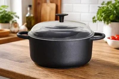 Produktbild von Ronneby Bruk Maestro Kochtopf 4 Liter, Ø 25 cm, mit Glasdeckel