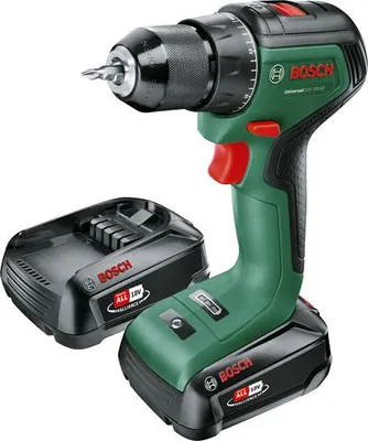 Produktbild von Akku-Bohrschrauber UniversalImpact 18V-60, 2 x Akku PBA 18V 2.0Ah, Tragekoffer