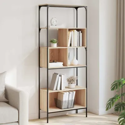 Immagine prodotto di Maison Exclusive - Libreria 5 ripiani Rovere Sonoma 76x33x188,5 cm Materiale ligneo