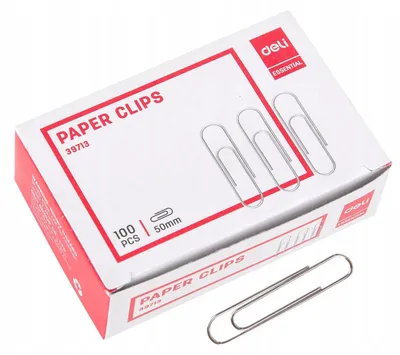 Obrázek produktu pro Sponky kancelářské 50mm 100ks DELI E39713 DELI