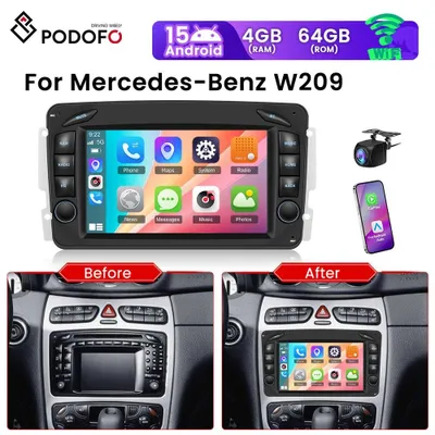 Produktbild von Android Autoradio – Multimediasystem – Einbauradio – Unterhaltungssystem für das Auto – Display für das Armaturenbrett