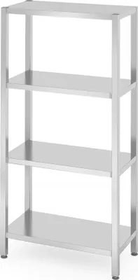 Image de HENDI Rayonnage de stockage avec 4 étagères - vissé, Kitchen Line, 800x400x(H)1800mm