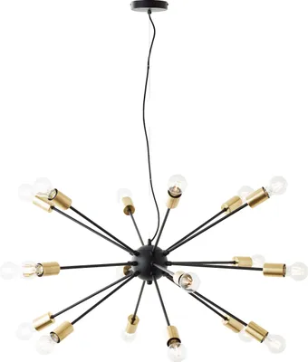 Produktbild von Hängelampe, 140 cm Höhe, Ø 91 cm, 18 x E27, max. 40 W, Metall