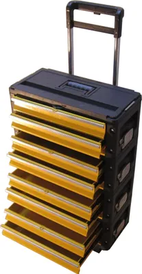 Produktbild von ALEOS. Metall Werkzeugtrolley Werkstattwagen XXL Type: 305BBBB -> jetzt neu mit Schubladenverriegelung und Schloss