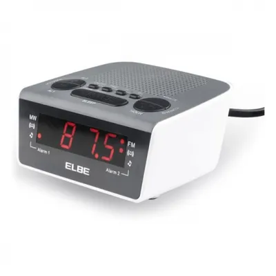 Obrázek produktu pro ELBE CR-932, Hodiny, AM, LED, 15,2 cm (6"), Červená, Černá, Bílá