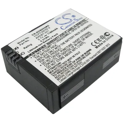 Produktbild von Akku für GoPro Hero 3, Li-on 3.7V 1180 mAh