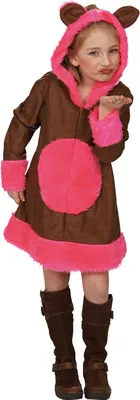 Produktbild von Bärchen Kleid mit Kapuze Kinder 128