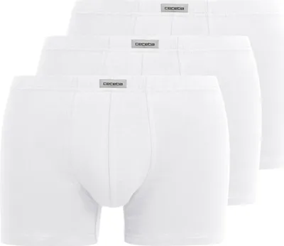 Produktbild von 3er Pack Ceceba Pants Boxershorts, Farbe:Weiß, Wäschegröße:L, Artikel:Pant weiß 3er Pack