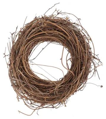 Rattan-Hängekranz, 200 g, DIY-Bastelmaterial, Weihnachtsdekoration