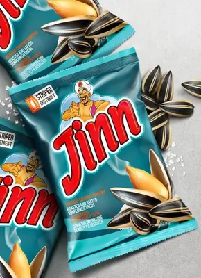 Produktbild von 5x300g Sonnenblumenkerne JINN gesalzen und geröstet/Джин