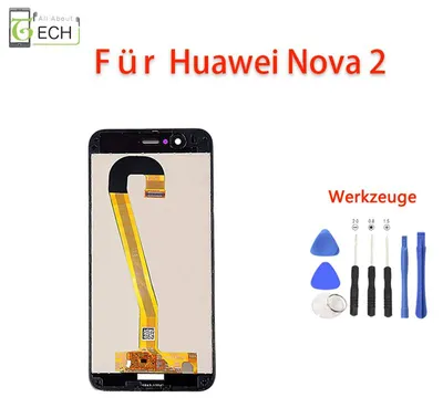 Produktbild von Für Huawei Nova 2 LCD Display mit Rahmen Touch Screen Bildschirm Schwarz