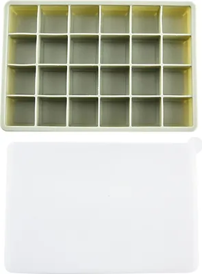 Produktbild von Eiswürfelschale aus Silikon mit Deckel, 15/24 Mulden, leicht zu lösen, BPA-frei, für den Sommer, Kühlschrank, Cocktail, Whiskey, Eismaschine, Pressform, Küchenbedarf