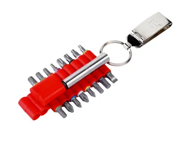 Produktbild von 17-tlg. Bitsatz Gürtelclip Bit Set C 6.3 (1/4)