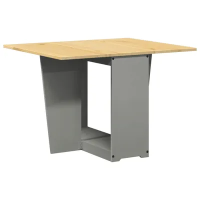 Produktbild von Butterfly-Esstisch Klappbar Corona Grau Massivholz Kiefer