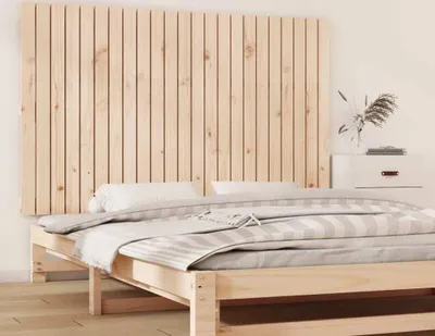 Produktbild von Wand-Kopfteil 147x3x90 cm Massivholz Kiefer , Kopfteile Design 2024