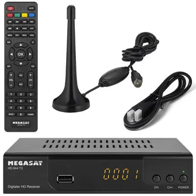Produktbild von Xoro HRT 8729 HDTV Receiver, DVB-T MPEG4, DVB-T2, Ethernet