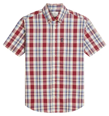Produktbild von Ben Sherman - "Classic" Hemd für Herren BK109 (M) (Bordeaux)