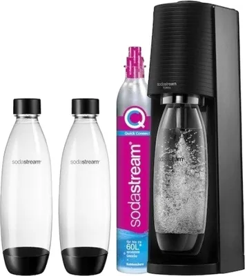 Produktbild von SodaStream Terra Megapack, Schwarz, 134 mm, 198 mm, 430 mm, 1 l, Kunststoff