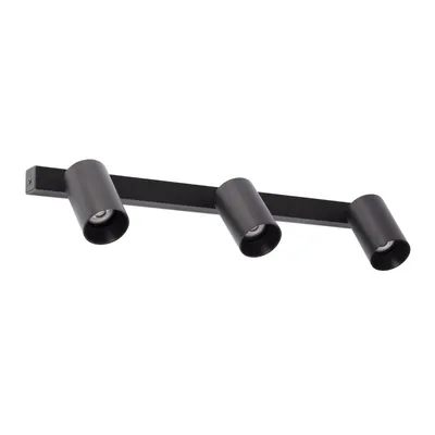 Produktbild von Faro 43745, Oberfläche, 3 Glühbirne(n), GU10, IP20, Schwarz