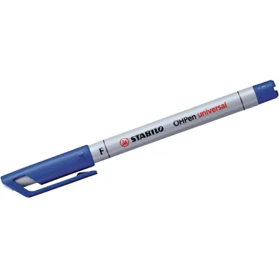 Produktbild von Folienstift - STABILO OHPen universal - wasserlöslich fein - Einzelstift - blau
