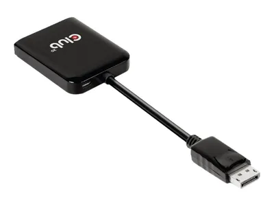 Obrázek produktu pro CLUB3D Multi Stream Transport (MST) Hub, DisplayPort, 2x DisplayPort, 3840 x 2160 px, Černá, 1.4/2.2, 1920 x 1080 (HD 1080), 3840 x 2160
